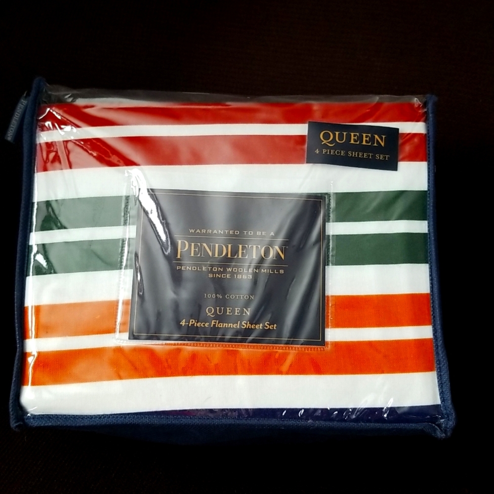 Pendleton 4pc Flannel sheet set